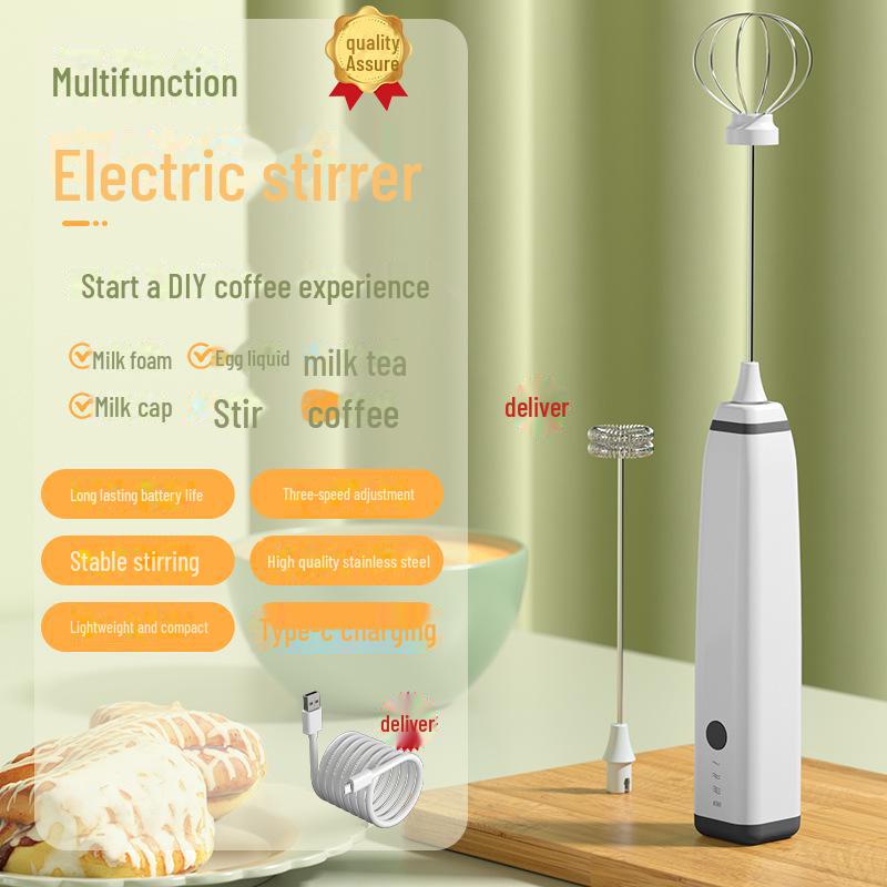 Mini spumant de lapte și ou multifuncțional fără fir