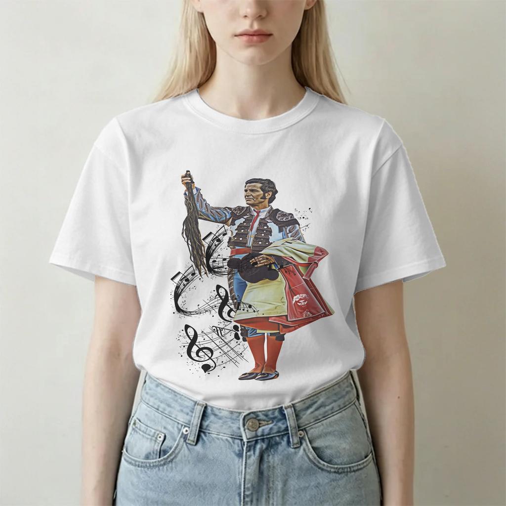 Unisex Unisex Morante Puebla Taurino Musik T-Shirts Reine Baumwolle Kleidung Lässiges Kurzarm Rundhals T-Shirt Geschenkidee T-Shirt