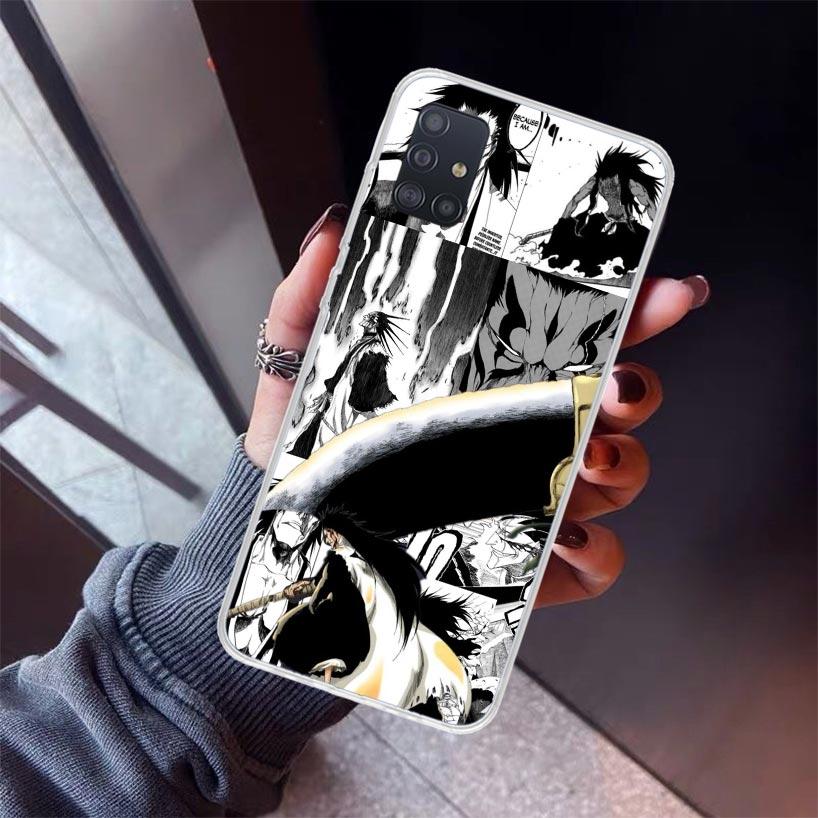 Zaraki Kenpachi Bleach Phone Case For Samsung Galaxy A12 A52S A42 A32 A22 A51 A50 Note 20 Ultra 10 S10 Plus A71 A70 A31 A30 A10S