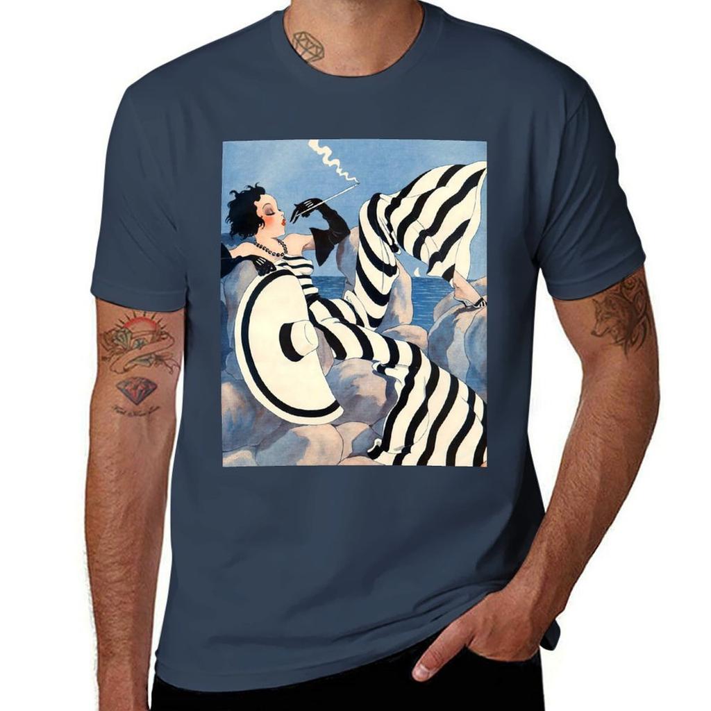 French Art Deco Woman Haute Couture Fashion T-shirt Anime Tshirt T Shirt For Man Essential T Shirt T-shirt