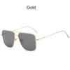 Vintage Oversized Sunglasses Men polygon Anti-Reflective Mirror Classic Square Metal Glasses Fashion New Women Sun Glasses Uv400