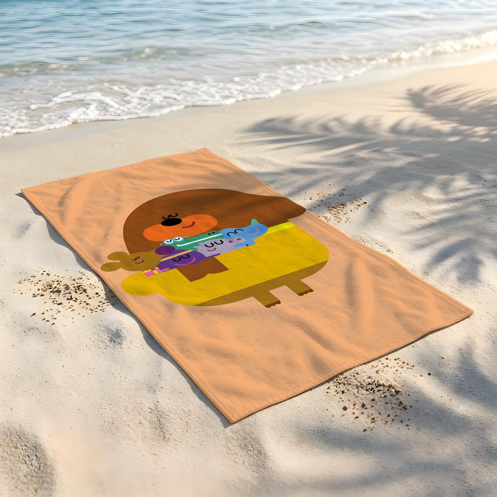 Cartoon h-hey d-duggee-E Towel Beach Blanket Towel  For Travel Gym Shower Luxury Lightweight Camping Pool hot