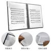 A4 Size/320*240mm 20-Pocket Clear File, 40 Pages, Ring-Type, Direct-Write Design, Music Score Holder, Band File
