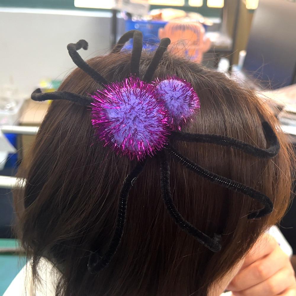 Long Leg Spiders Hair Barrettes Headwear Halloween Headdress Hair  Cosplay Supply