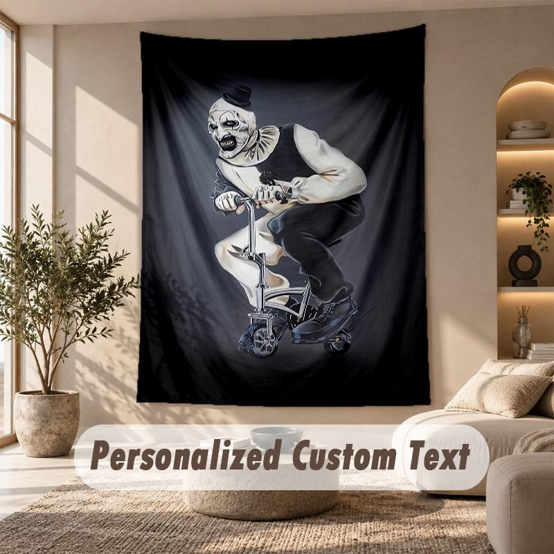 Wall Hanging Tapestry Art Cloth Bedroom Room Background DecorTerrifier Art the Clown