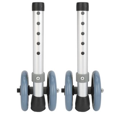 Walker Wheels Höhenverstellbare Ersatz-Rollerfüße mit Bremsrad für Senioren