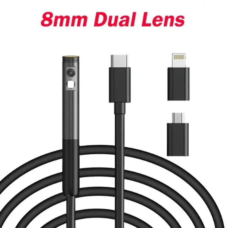 Hot Sell Endoscope Inspection Camera 3 In 1 Micro USB/Type-C Mini Inspection Camera for IOS iPhone Waterproof Pipeline Borescope