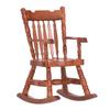 1:12 Miniature Rocking Chair Cute Wood Rocker Furniture Toy   Accessories