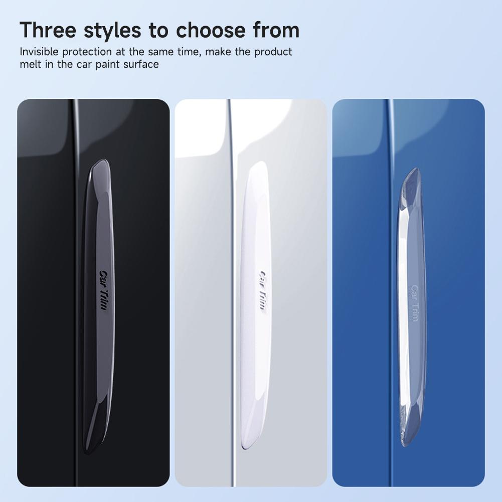 2 Stück/4 Stück Auto Stoßstange Türkante Rad Augenbraue Rückspiegel Schutz Gummi Auto Protector Guard Scratch Aufkleber Zierleisten