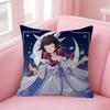 Game CColumbina Genshin cute Impact   Pillow Gift Home Office Decoration Pillow Bedroom Sofa Car Cushion CoverPillow Case