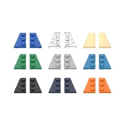 10pcs MOC Parts 43723 Plate 3 X 2 Left Right Building Blocks Speical Bricks Toys for Children