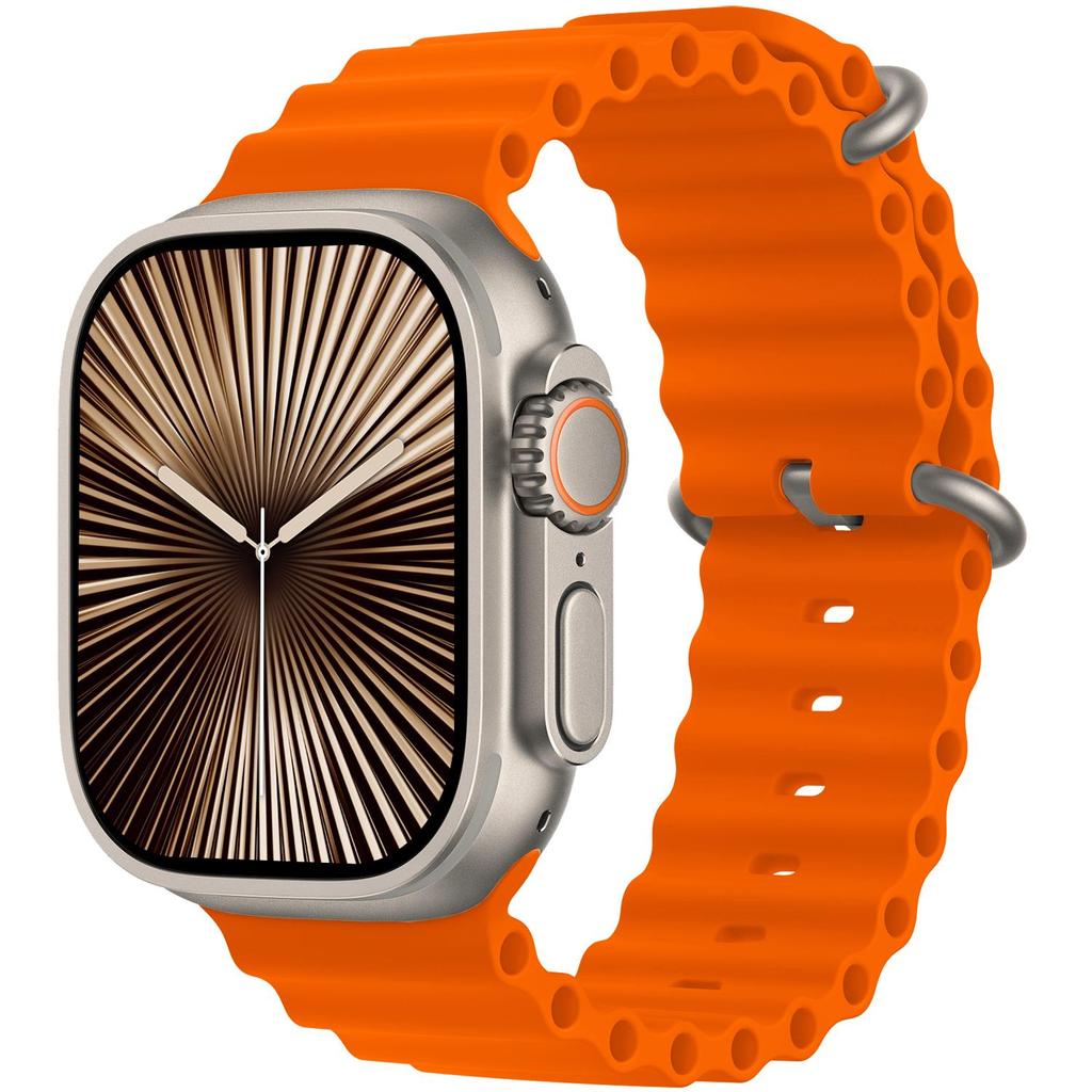 HK10 Ultra 3 Max AMOLED Smartklocka Delar Mobilnätverk Herr Kvinnor Sportklockor 2GB Lokal Musik Smartklocka för Android IOS