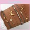 Fashionable Bohemian Bracelet Set With Star And Moon Elements Individually Packaged Ideal For Promotions And Employee Benefits