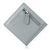 Wayve Women's Bifold Mini Wallet, Genuine Leather, Ultra-Thin, Square, Compact Sub-Wallet (Sax Blue)