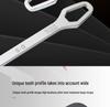 Double-Ended Adjustable Socket Wrench, 8-22mm, Special Shape, Self-Tightening