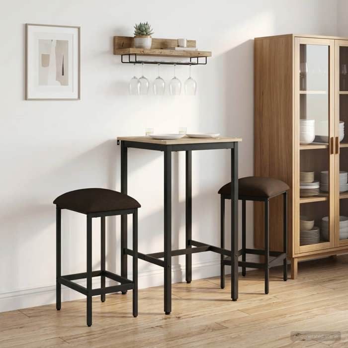 Maison Exclusive - Tabouret de bar 2 pc Taupe 40 x 32 x 74 cm Bois d'ingénierie