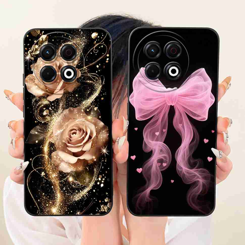 For Tecno Spark 30 Pro 4G KL7 Case Butterfly Dragon Soft Silicone Cover For Tecno Spark30 Spark 30 Pro Shockproof Phone Cases