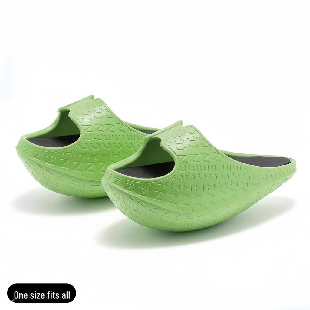 Balance Boost Schaukel-Schuhe: Dicke Sohle, Höhenvergrößernd, Yoga-Dehnung, Hausschuhe