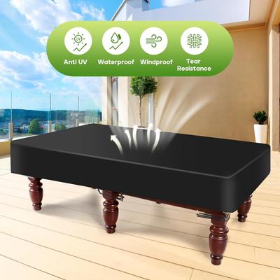 Funda Antipolvo para Mesa de Billar de 7/8 pies Tela Oxford 210D Impermeable Protector para Mesa de Billar Con Bolsa de Almacenamiento Funda para Muebles Lavable