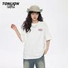 Camiseta Feminina TonLion de Algodão Pesado com Caimento Solto