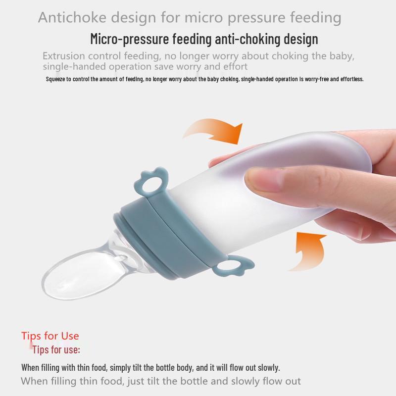 Baby Fruit and Vegetable Feeder Teether with Silicone Spoon