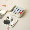 1 Set Sewing Kit with Scissors, Sewing Needles Thimble, Thread, Tape Measure