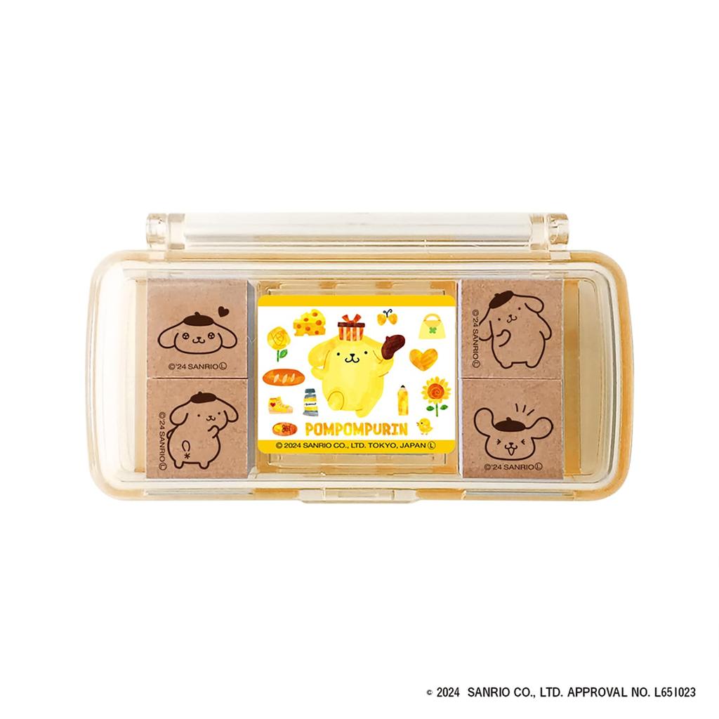 Beverly Sanrio Pompompurin Sanrio Characters Stamp Mini Stamp SGM-025