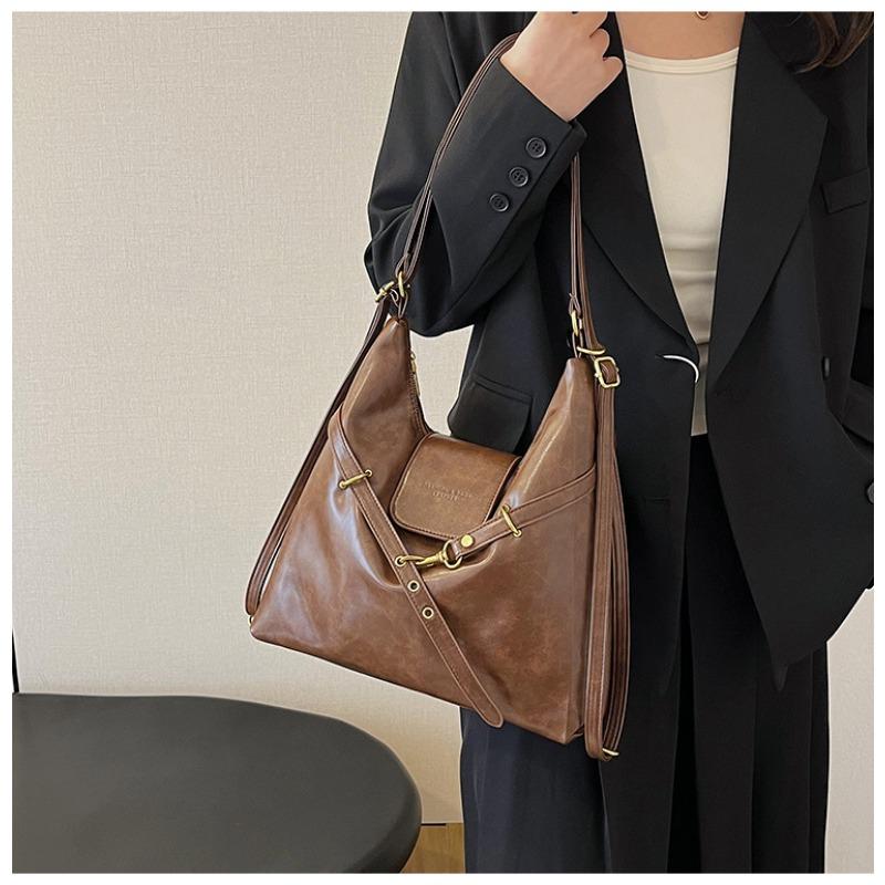 Large Capacity Vintage Casual Commute Tote Backpack Unisex Daily Bag