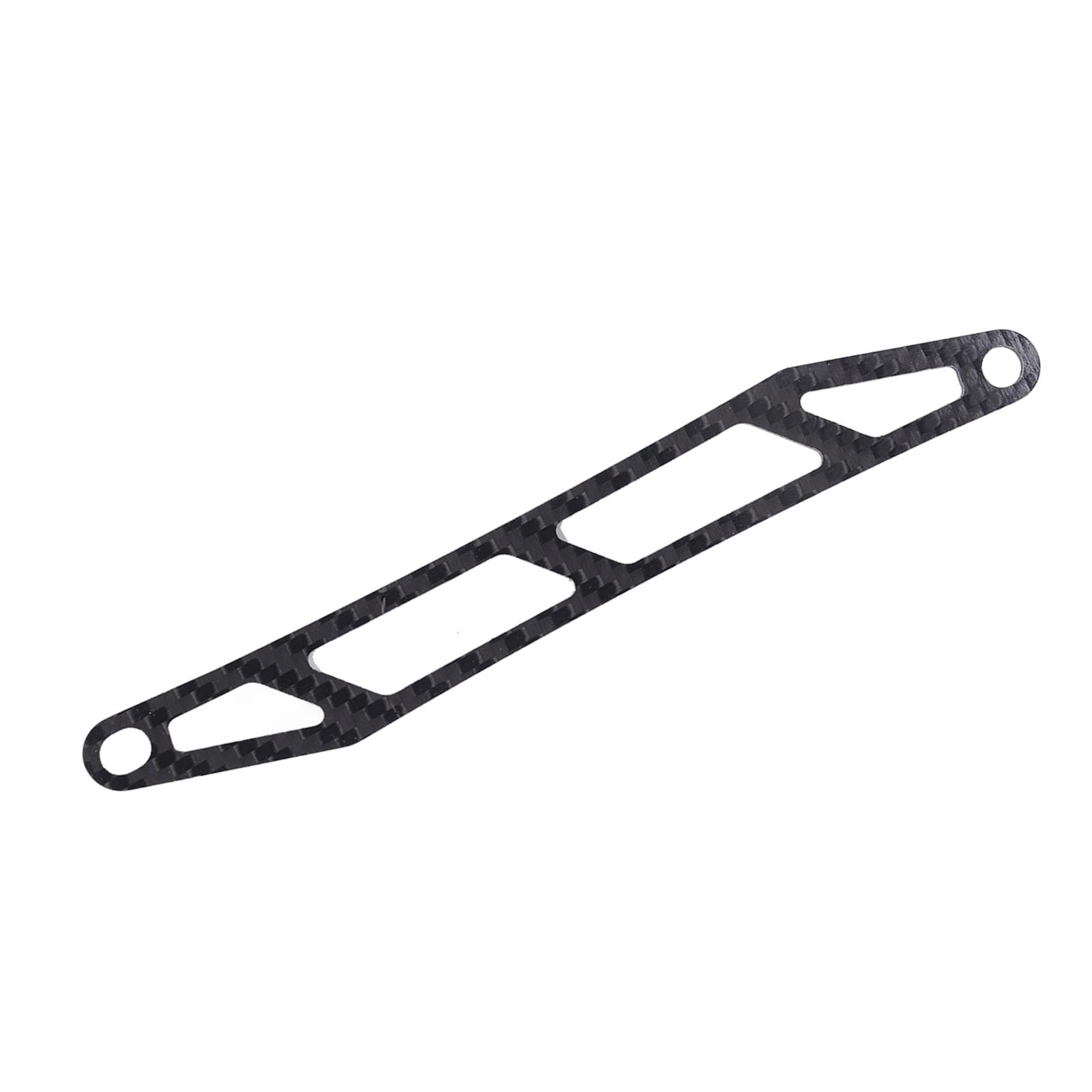 

RC Battery Mount Plate Black Battery Bracket Carbon Fiber Easy Installation RC Car Parts for TAMIYA