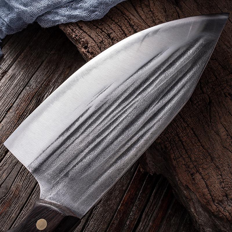Cuțite chinezești de bucătărie lucrate manual Cuțit de bucătar din oțel Cuțit pentru carne Cuțit pentru sacrificare Tocător de legume