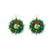 1Pair Christmas Tree Wreath Earrings Bell Xmas Dangle Earrings Fashion Christmas Earrings  Girls