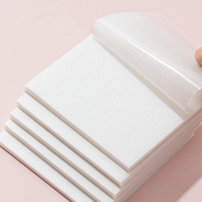 High-Value Tearable Transparent Post-It Notes Student Note Sticker Waterproof Self-Adhesive Translucent Note Pad For Bible Study