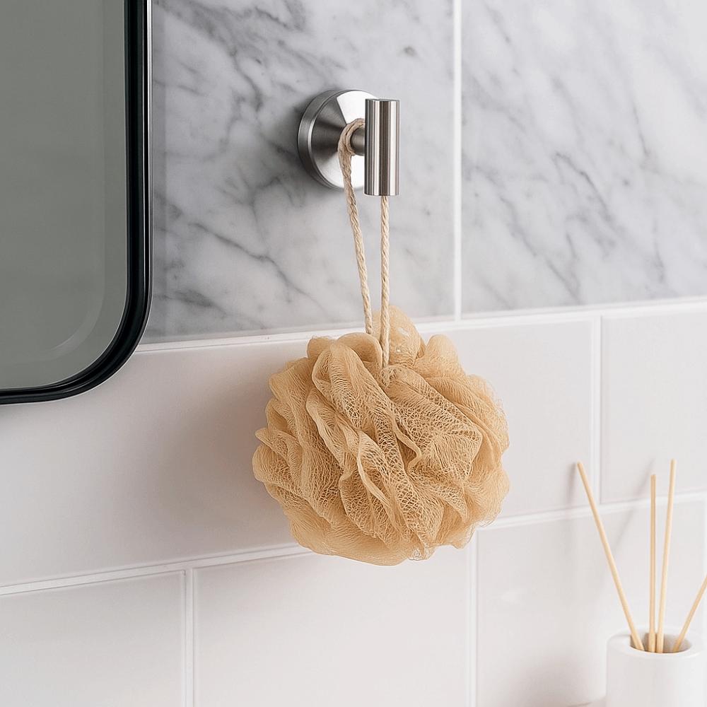 2PCS Stainless Steel Suction Cup Hooks Waterproof Detachable Drill-free Hooks Reusable Punch-Free Robe Hangers Living Room