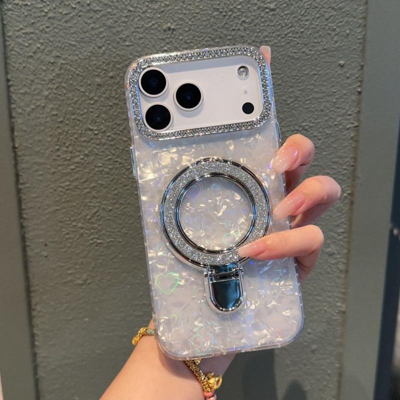 

Large Hole Dot Drill Frame Shell for 17 Pro Max, 15 Pro, and 12/11/16 Phone Cases iPhone 17