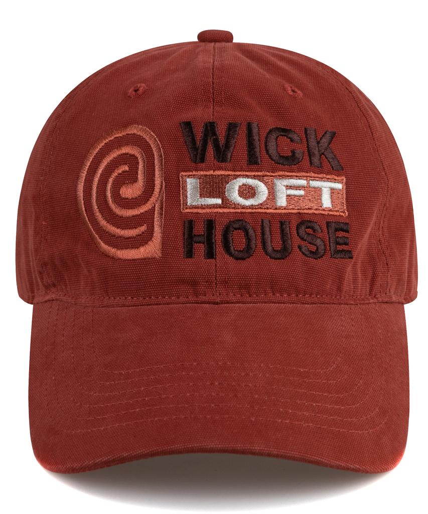 Wig E Loft House Canvas Ball Cap-Brick