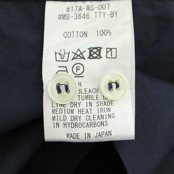 MORRIS & SONS made in Japan Long sleeve Shirt dress Navy Women Used
