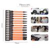 13-piece Set Of 75/100/150mm Impacts Screwdriver Bits With Screwholders For T5-T40 Star-shaped Screwdriver Bits.