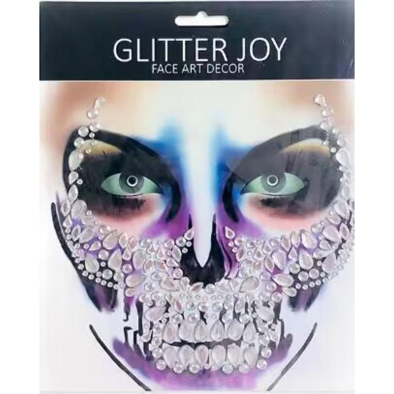 3D Rhinestone Bright Face Stickers for Festival Glitter Makeup Jewelry Sticker On Face Crystals Diamonds Decoration