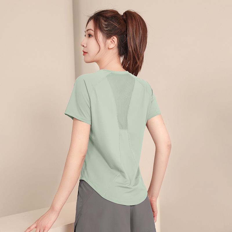 Camiseta Deportiva de Secado Rápido para Mujer: Top para Correr al Aire Libre, Pilates, Yoga