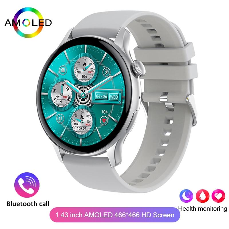 2026 New True AMOLED Smart Watch Ladies Screen Always Show Time 466*466 HD Health Tracker Voice Calling NFC Smartwatch Women