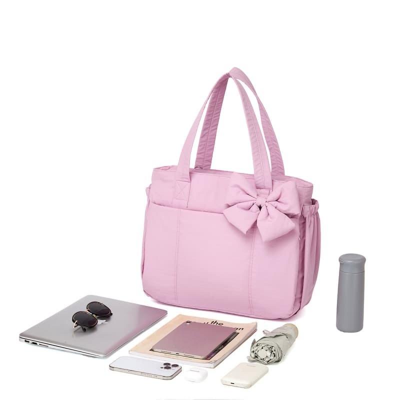 Ladies bow handbag travel bag