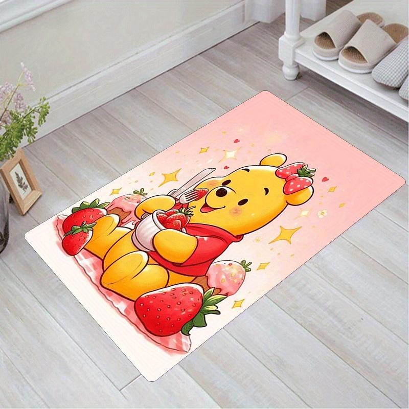 

1pc Winnie The Pooh Pattern Area Rug Soft Flannel Floor Mat for Living Room,Office,Bedroom and Carpet,Sofa Coffee Table Floor Mat 60cm by 90cm