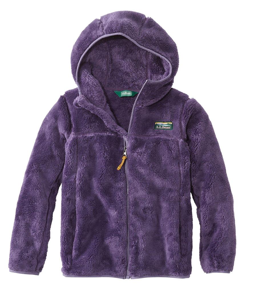 High Pile Big Muted 1000084591 L.L.Bean Kids' Fleece, Kids, XL, Purple,