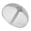 Fire Pit Spark Screen Round 27", Reinforced Heavy Duty Steel Metal Cover, Outdoor Firepit Lid, Easy-Opening Top Screen Covers Round with Ring Handle