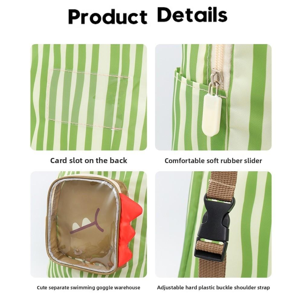 Dry Wet Separation Swimsuit Storage Bag Cute Shape Portable Beach Backpack  Kids