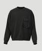 GARRIX Solid Pocket Pigment Sweatshirts (Charcoal)