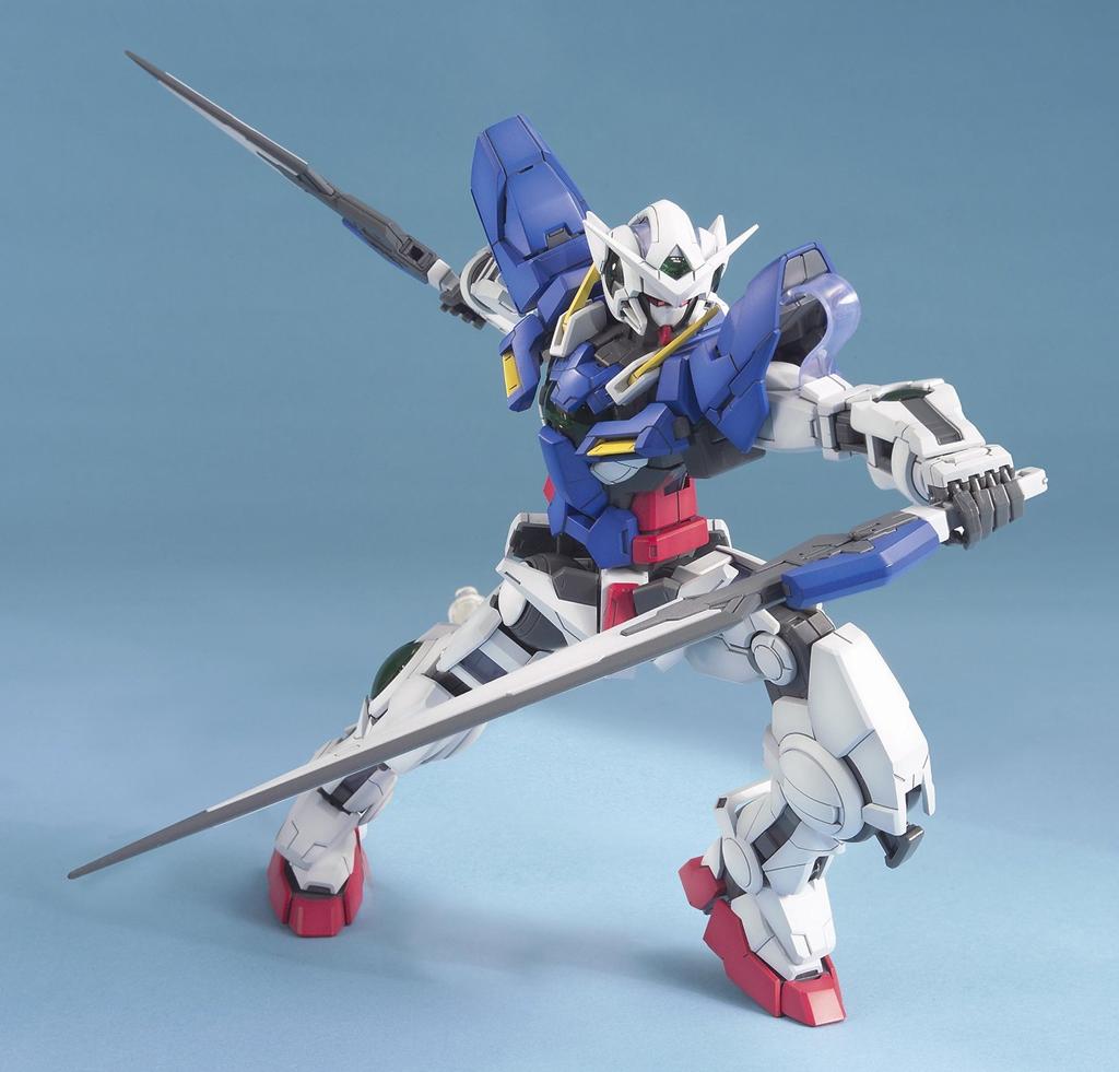 MG Mobile Suit Gundam 00 Gundam Exia Maßstab Kunststoffmodell 1/100 vorbemalt