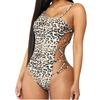 Women's Swimwear Sexy Leopard Printing Sling Bandage One-piece Swimsuit