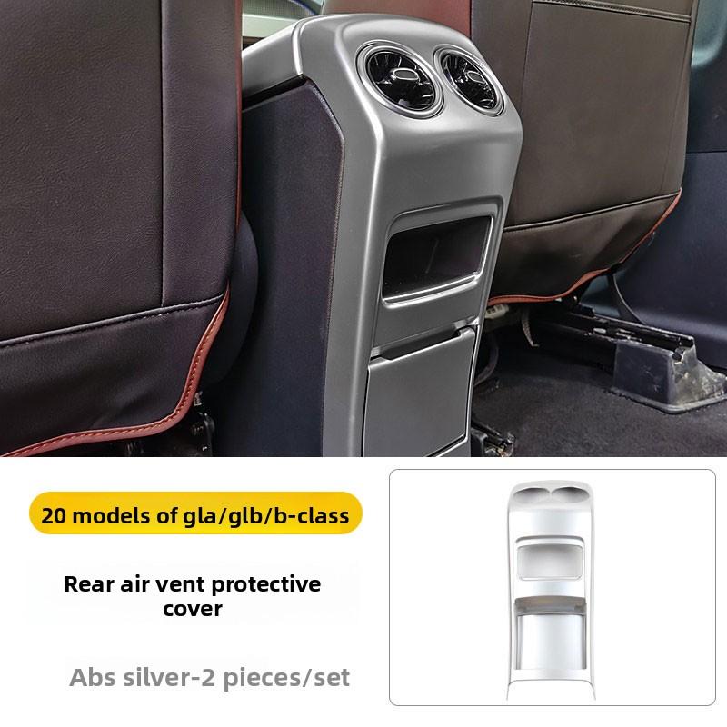 Suitable for Mercedes-Benz GLA GLBcenter control panel decorative stickerEQB EQAinterior modified carbon fiber armrest box cover