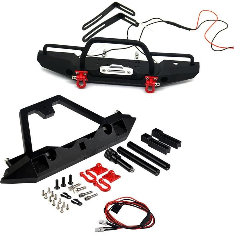 

Набір металевого переднього та заднього бамперів для TRX-4 Axial SCX10 II 90046 RC Crawler Front Rear Bumper Set